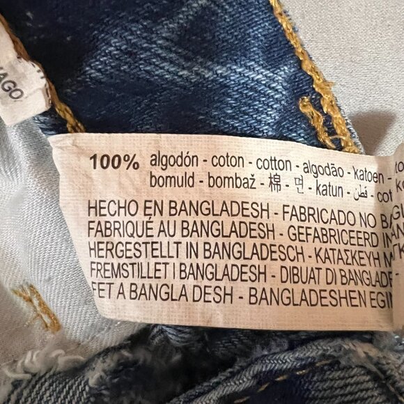 Zara High Rise Distressed Jeans - Picture 7 of 8